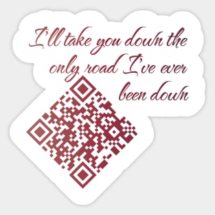 QR link of The Verve - Bitter Sweet Symphony Sticker